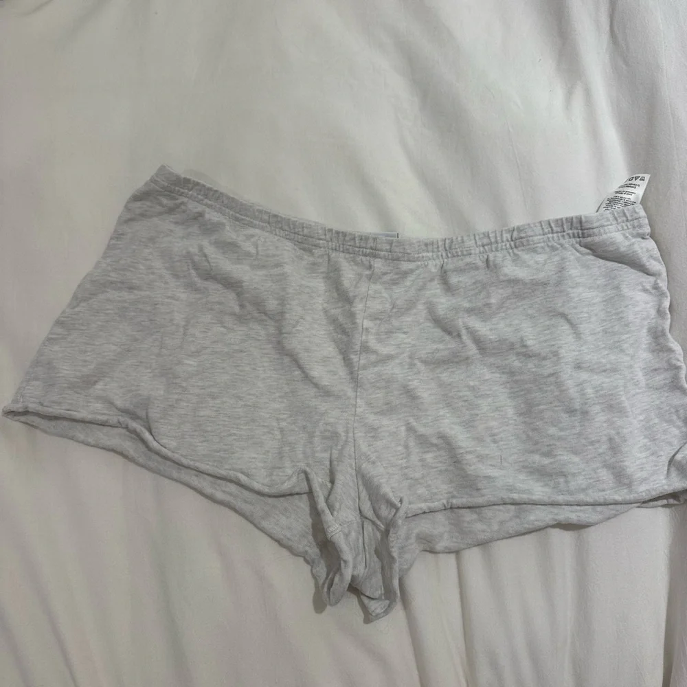 Aritzia Heather Grey Women's Shorts - Picture 3 of 6